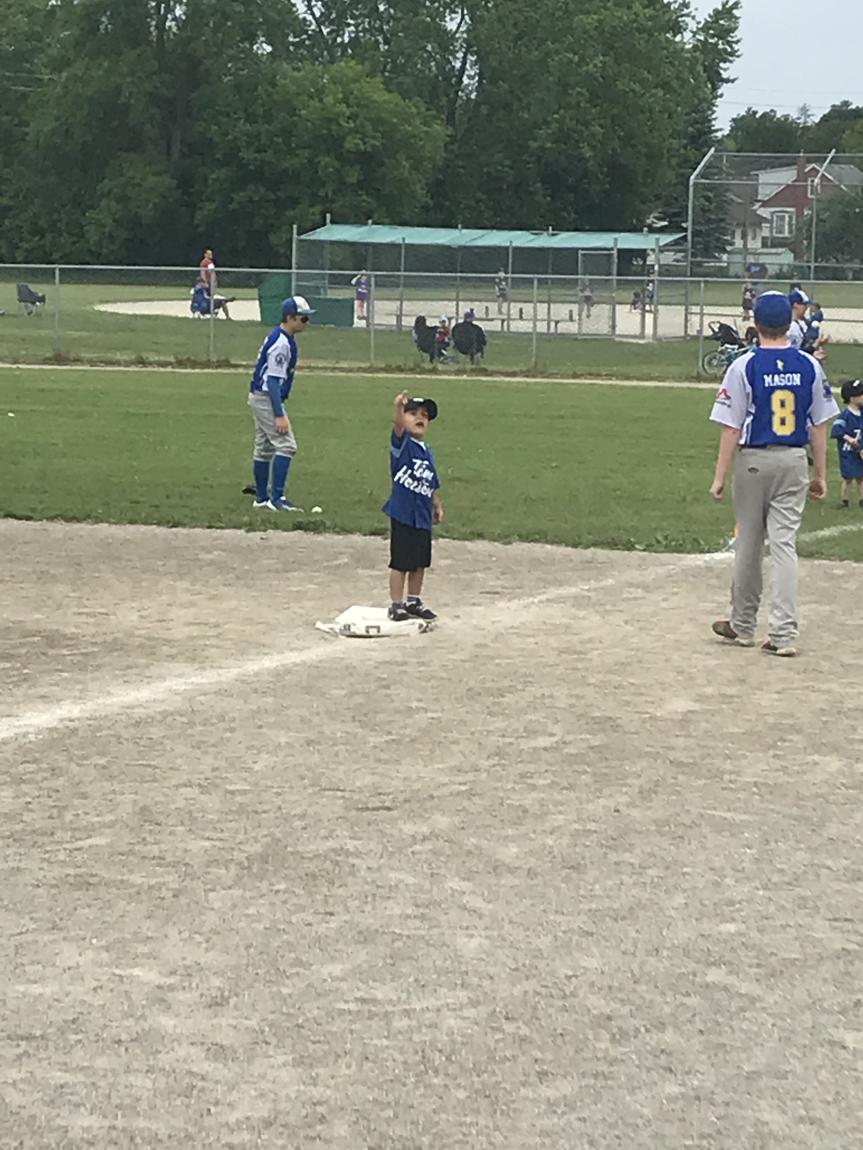 fin baseball first base